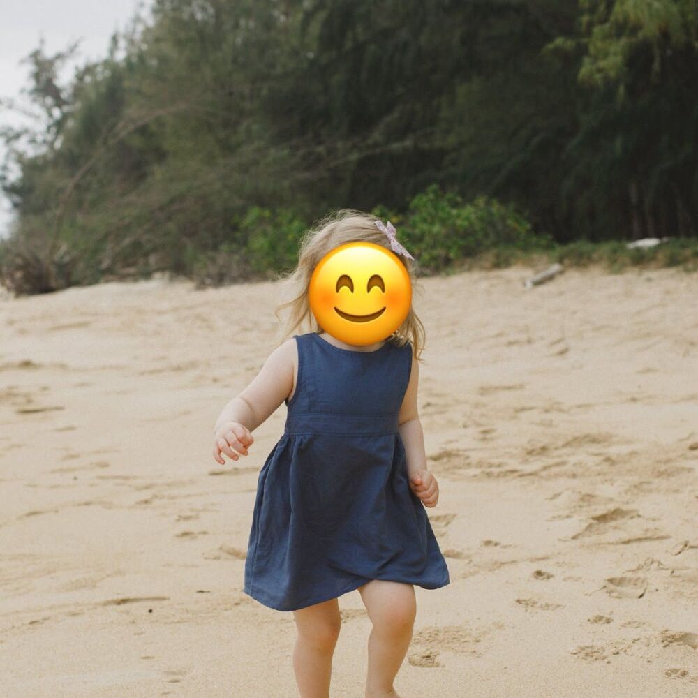 Classic Navy Sleeveless Girls Mabo Dress